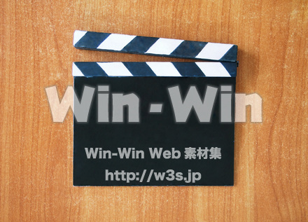 映画制作オブジェクトの写真素材 W-020607