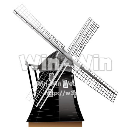 風車のCG・イラスト素材 W-021914