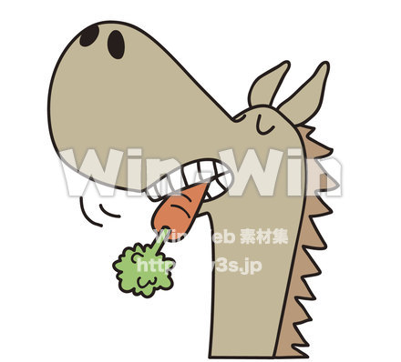 馬のCG・イラスト素材 W-020682