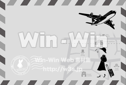2016年5月カレンダー背景のシルエット素材 W-020204