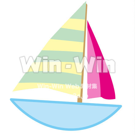 ヨットのCG・イラスト素材 W-020008