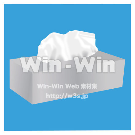 ティッシュのCG・イラスト素材 W-021917