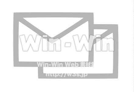 メール送信のCG・イラスト素材 W-020118