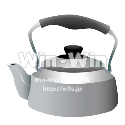 やかんのCG・イラスト素材 W-021041
