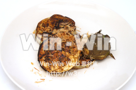 白なすのステーキの写真素材 W-020979