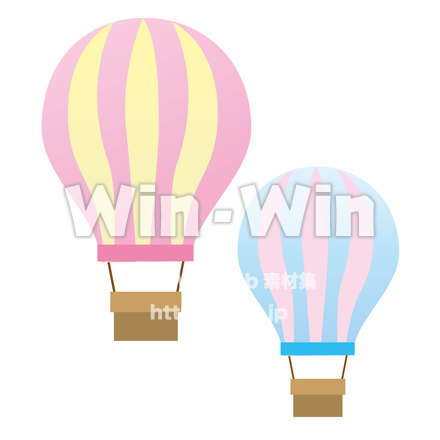 気球のCG・イラスト素材 W-020769