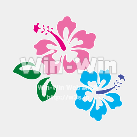 ハイビスカスのCG・イラスト素材 W-021940