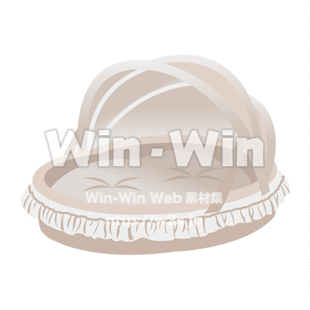 ペットのベッドのCG・イラスト素材 W-020082