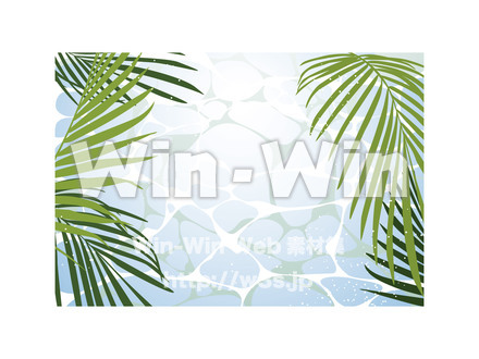 涼しげな背景のCG・イラスト素材 W-021517