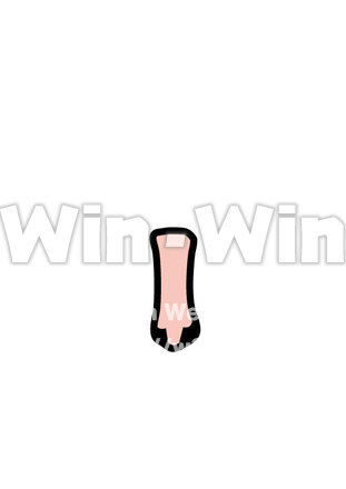 平成２８年さるのお面　鼻のCG・イラスト素材 W-020246