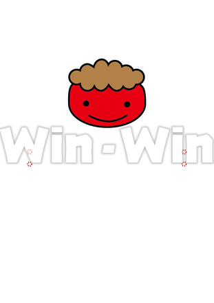 鬼のお面付き髪のCG・イラスト素材 W-020254