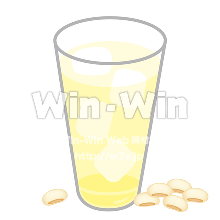 豆乳のCG・イラスト素材 W-020740