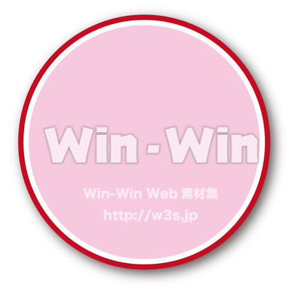 見出し用円のCG・イラスト素材 W-021478