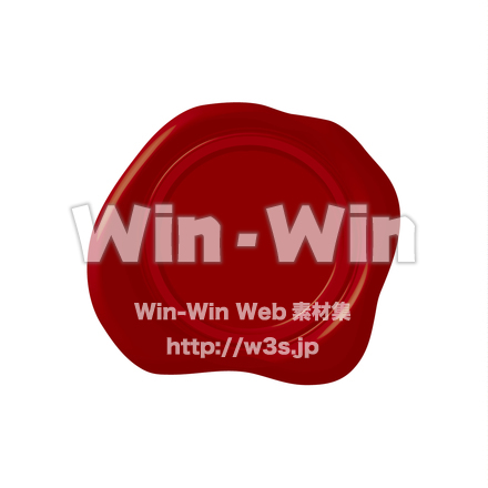 シーリングワックス（封蝋）のCG・イラスト素材 W-021336