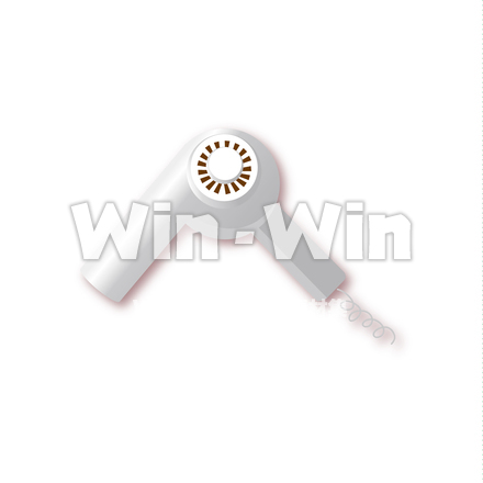 ドライヤーのCG・イラスト素材 W-020563