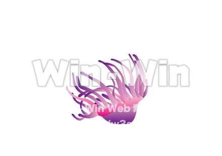 イソギンチャクのCG・イラスト素材 W-020011