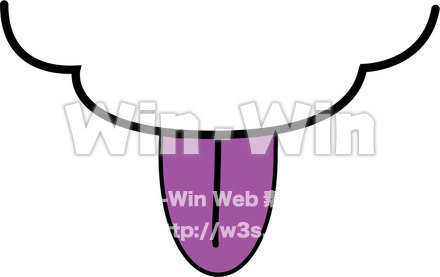 キリンの口のCG・イラスト素材 W-020375