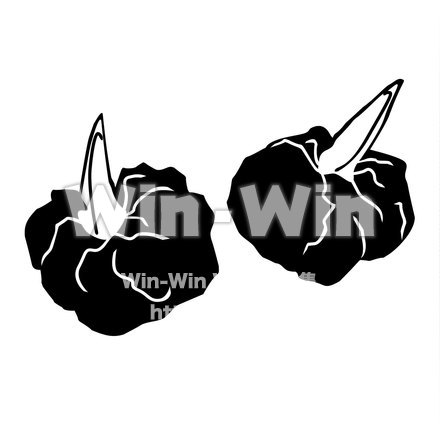 こんにゃく芋のシルエット素材 W-020847