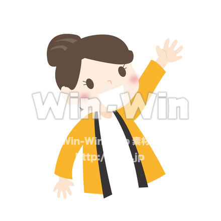 なかはら市民センター　係の方１のCG・イラスト素材 W-020869