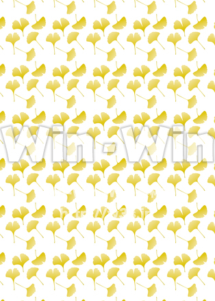 イチョウパターン縦背景のCG・イラスト素材 W-020591