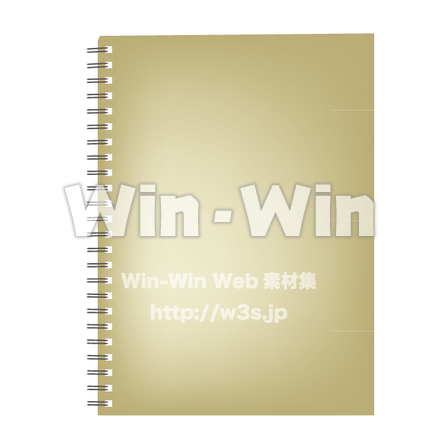 リングノートのCG・イラスト素材 W-021290