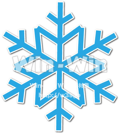 雪の結晶のCG・イラスト素材 W-021338