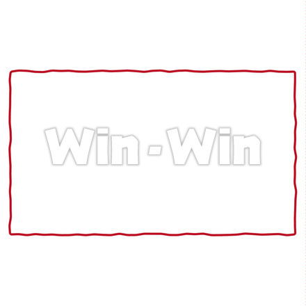 赤い四角い枠線のCG・イラスト素材 W-021102