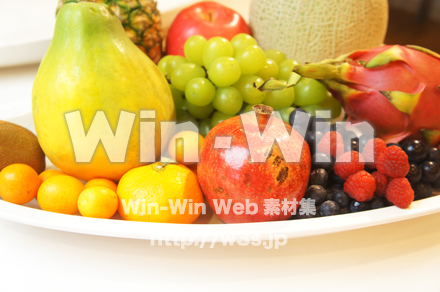 フルーツ盛の写真素材 W-020439
