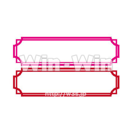 フレームのCG・イラスト素材 W-021773