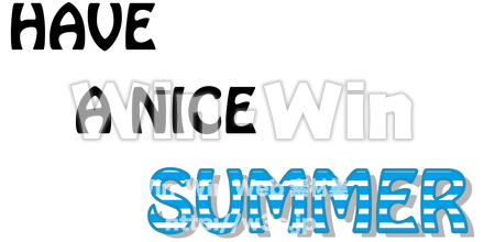 HAVE A NICE SUMMERのCG・イラスト素材 W-020055