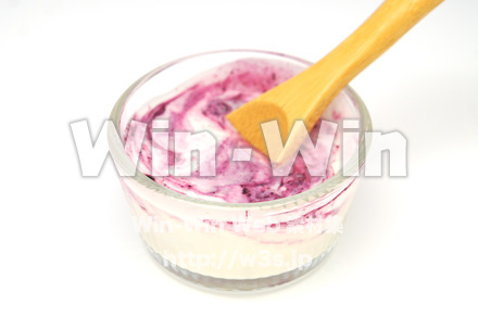 マキベリーヨーグルトの写真素材 W-021968