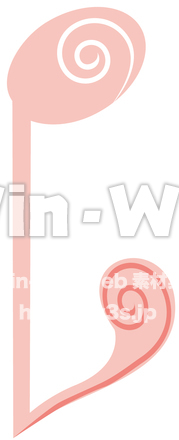 音符②のCG・イラスト素材 W-020518