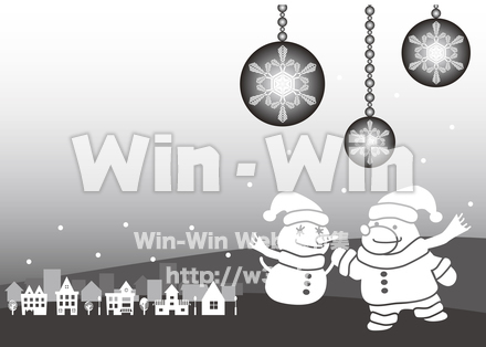 カレンダー背景のシルエット素材 W-021302