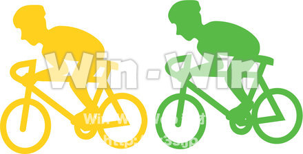 サイクリストのCG・イラスト素材 W-020062