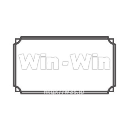 フレームのCG・イラスト素材 W-021778