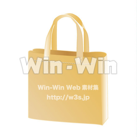 手提げカバンのCG・イラスト素材 W-020913