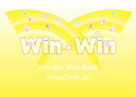 飛び出る幸せ！のCG・イラスト素材 W-020756