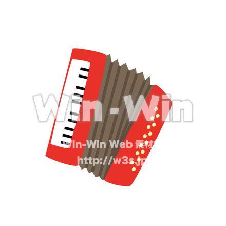 アコーディオンのCG・イラスト素材 W-021054