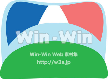 フランスの空のCG・イラスト素材 W-020059