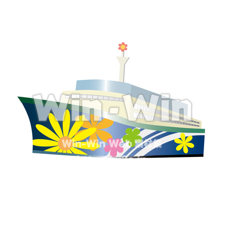 船のCG・イラスト素材 W-020965