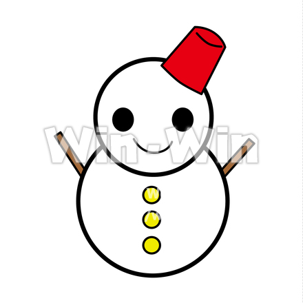 雪だるまのCG・イラスト素材 W-021285