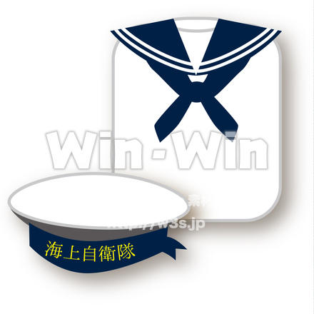 自衛官制服のCG・イラスト素材 W-021406