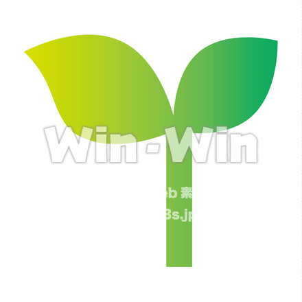 若葉のイラストのCG・イラスト素材 W-021100