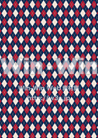 アーガイルチェックのCG・イラスト素材 W-020594