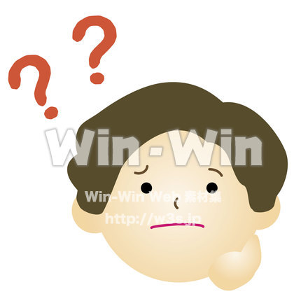 こまったのCG・イラスト素材 W-021389