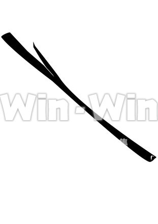 ねぎのシルエットのシルエット素材 W-021196