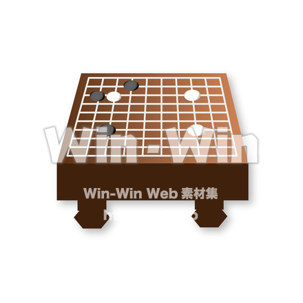 囲碁のCG・イラスト素材 W-021942