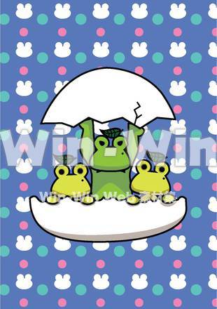 蛙の子は蛙のCG・イラスト素材 W-020694