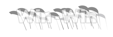 すすきのシルエット素材 W-021433