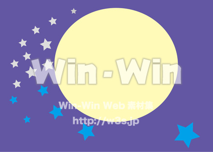 背景Ａ４夜空のCG・イラスト素材 W-020779